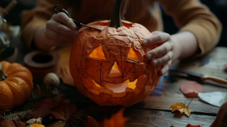 lanterne jack-o'-lantern