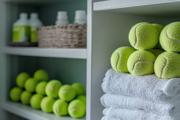 Par quoi remplacer une balle de tennis dans le sèche-linge efficacement ?